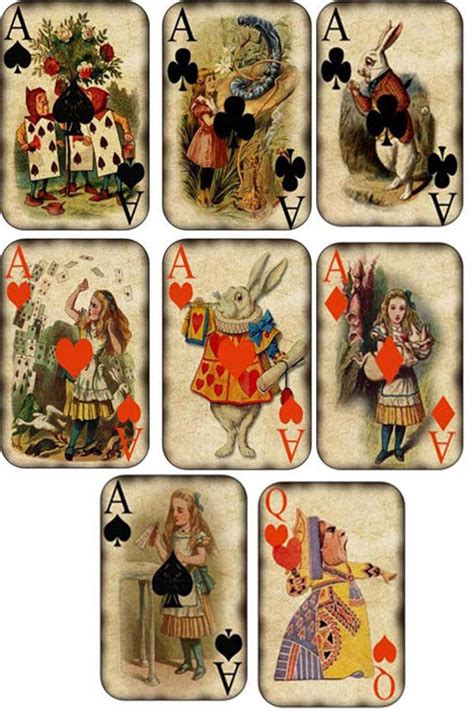 Alice In Wonderland Cards Printable